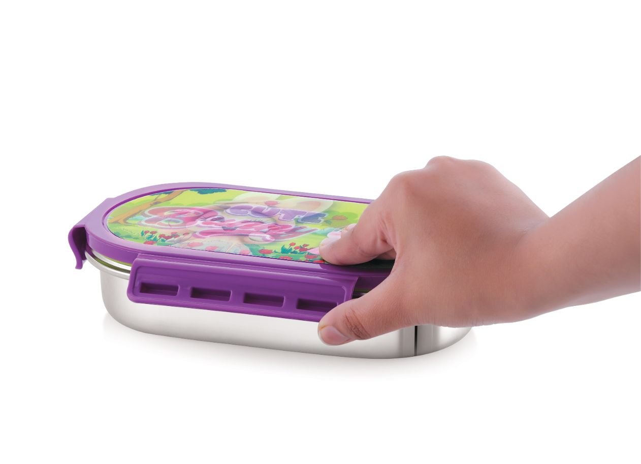 STEEL BYTE STAINLESS STEEL LUNCH BOX *3D DESIGN* - Image 2